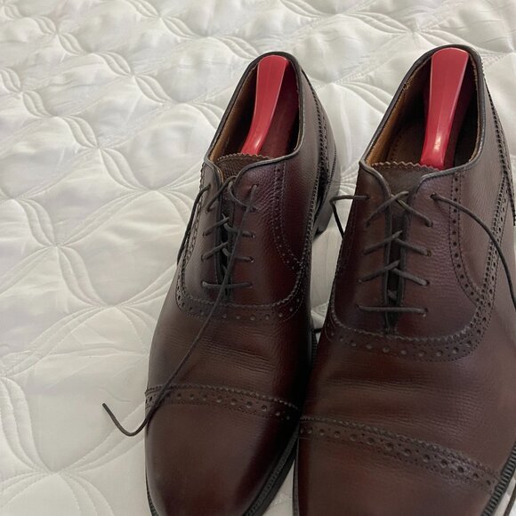 Florsheim Men's Medfield Cap Toe Oxford Cognac Size 11 - Picture 1 of 10